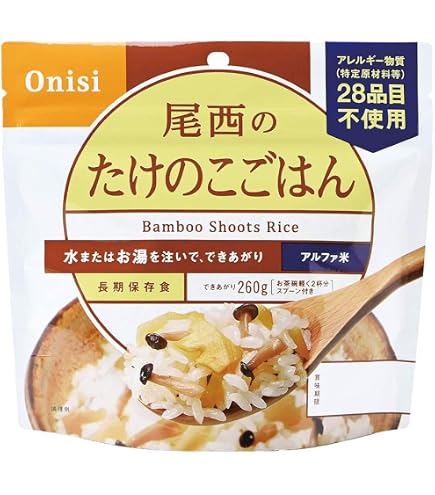 Amazon | 尾西食品 赤飯 100g 301-SE | 尾西食品 | インスタントごはん